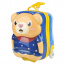 Детский чемодан Bouncie LG-14BR-B01 Cappe Upright 37 см Blue Bear LG-14BR-B01  Blue Bear - фото №1