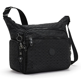 Женская сумка через плечо Kipling K22621K59 Gabbie Medium Shoulder Bag Signature Emb