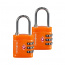 Кодовый замок TSA 2 шт Samsonite CO1*043 Travel Accessories Combilock 3 Dial TSA x2 CO1-96043 96 Orange - фото №1