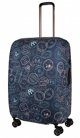 Чехол на средний чемодан Eberhart EBH781-M Color Stamps Suitcase Cover M