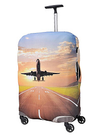 Чехол на средний чемодан Eberhart EBH209-M Plane Suitcase Cover M