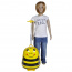 Детский чемодан Bouncie LG-14BE-Y01 Cappe Upright 37 см Bee LG-14BE-Y01 Bee Bee - фото №7