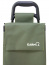 Хозяйственная сумка-тележка Garmol 10BS Poli.Liso на шасси Basic 10BS C-4 C-4 Темно-зеленый - фото №4