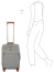 Чемодан Bric's с колесами Hinomoto BXL58117 X-Collection X-Bag 21″ Carry-On Spinner 55 см BXL58117.517 Grey - фото №3