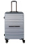 Чемодан с портпледом и амортизаторами Eberhart 01B*428 Bounce Spinner L 79 см 01B-008-428 008 Silver - фото №4