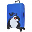 Чехол на большой чемодан Eberhart EBH527-L Penguin Dark Blue Suitcase Cover L/XL EBH527-L Penguin - фото №1