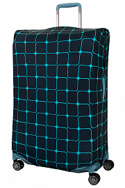 Чехол на средний чемодан Eberhart EBH582-M Blue Teal Tiles Suitcase Cover M