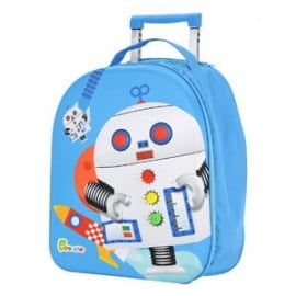 Детский чемодан Bouncie LGE-15RT-W01 Eva Upright 40 см Robot