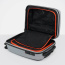 Чемодан с портпледом, амортизаторами и стопором Eberhart 07L*420 Lotus 2.0 S 55 см USB  07L-008-420 008 Silver - фото №3