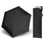 Зонт легкий плоский механический Doppler 722631 Carbonsteel Mini Slim Uni купол 90 см 722631DSZ Black - фото №1
