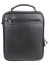 Мужская кожаная сумка-планшет Wanlima 370-0122 24 см 370-0122 Черная Чёрный - фото №3