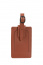 Бирка для багажа Samsonite CO1*103 Travel Accessories ID Leather Luggage Tag X2 CO1-13103 13 Cognac - фото №1