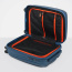 Чемодан с портпледом, амортизаторами и стопором Eberhart 07L*420 Lotus 2.0 S 55 см USB  07L-011-420 011 Blue Brilliant - фото №2