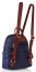 Маленький женский рюкзак Delsey 006006601 Courbevoie Backpack 00600660122 22 Navy blue - фото №6
