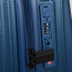 Чемодан с портпледом, амортизаторами и стопором Eberhart 07L*420 Lotus 2.0 S 55 см USB  07L-013-420 013 Dark Blue - фото №8