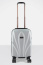 Чемодан с портпледом, амортизаторами и стопором Eberhart 07L*420 Lotus 2.0 S 55 см USB  07L-008-420 008 Silver - фото №4