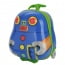 Детский чемодан Bouncie LG-14RT-B01 Cappe Upright 37 см Robot LG-14RT-B01 Blue Robot - фото №1