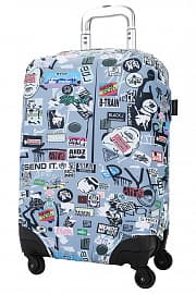 Чехол на средний чемодан Eberhart EBH590-M Travel Marks Suitcase Cover M