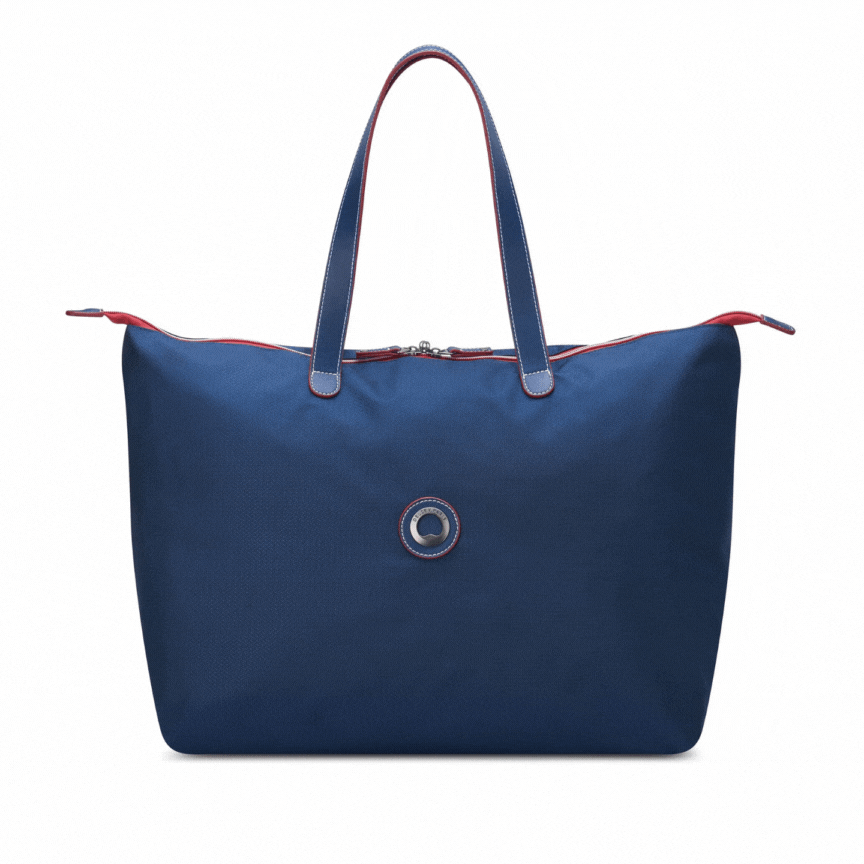 Женская дорожная сумка-тоут Delsey 001676402 Chatelet Air 2.0 Foldable Tote Bag 00167640202 02 Blue - фото №2