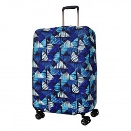 Чехол на большой чемодан Eberhart EBHP16-L Squiggle Triangles Suitcase Cover L