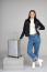 Чемодан на колёсах American Tourister 70G*001 Alumo Spinner 55 см 70G-25001 25 Silver - фото №3