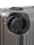 Алюминиевый чемодан на защелках Robinzon RA901-A Wellington Spinner L 76 см RA901-A-55 55 Galaxy Grey - фото №7