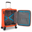 Легкий чемодан Roncato 414746 Lite Soft Cabin Spinner 55 см 414746-1212 12 Arancia - фото №2