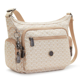 Женская сумка через плечо Kipling KI2536R63 Gabbie S Crossbody Bag Signature Beige