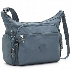 Женская сумка через плечо Kipling K15255V35 Gabbie Medium Shoulder Bag Brush Blue