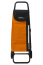 Складная хозяйственная сумка-тележка Garmol 238G2P BANDA на шасси G2P 238G2P BANDA C-810 Orange - фото №4