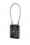 Кодовый замок Samsonite CO1*041 Travel Accessories Cablelock 3 Dial TSA CO1-09041 09 Black - фото №2