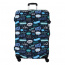 Чехол на средний чемодан Eberhart EBH679-M Blue Teal Hello Suitcase Cover M EBH679-M Blue Teal Hello - фото №2