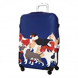 Чехол на большой чемодан Eberhart EBHZJL04-L Dog Huddle Suitcase Cover L