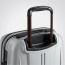 Чемодан с портпледом, амортизаторами и стопором Eberhart 07L*420 Lotus 2.0 S 55 см USB  07L-008-420 008 Silver - фото №6