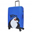 Чехол на средний чемодан Eberhart EBH527-M Penguin Dark Blue Suitcase Cover M EBH527-M  Penguin Dark Blue   - фото №1