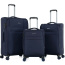 Чемодан на 4 колесах 4 Roads 6310 (24″) Spinner 66 см Expandable 6310 (24") Тёмно-синий - фото №12