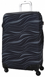 Чехол на большой чемодан Eberhart EBH609-L Black and Grey Tie Dye Suitcase Cover L/XL