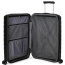 Чемодан на колёсах Roncato 418182 Butterfly B-Flying Spinner M 67 см Expandable 418182-01 01 Black - фото №2