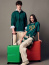 Чемодан на защёлках Delsey B03765810 Color Block Hardside Trolley M 67 см
