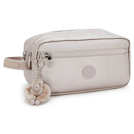 Несессер Kipling K1424448I Agot Medium Toiletry Bag Metallic Glow