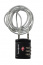 Кодовый замок Samsonite CO1*044 Travel Accessories Long Cable Lock TSA CO1-09044 09 Black - фото №1