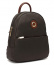 Маленький женский рюкзак Delsey 006006601 Courbevoie Backpack 00600660106 06 Brown - фото №3