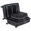 Чемодан на колёсах Robinzon RP6121-N Santorini Contrast DLX Spinner L 77 см RP6121-N-51 51 Chess Black - фото №10