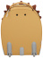 Детский чемодан Samsonite KD7*011 Happy Sammies Eco Upright 45 см Lion Lester