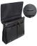 Кожаный мягкий портфель Diamond 3193-01 с отделением для ноутбука 14″ Expandable 3193-01 Black - фото №2