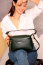 Женская сумка Ego Favorite 25-8451 из натуральной кожи 25-8451 Тёмно-зеленый - фото №4