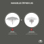 Зонт суперлегкий механический карманный Doppler 71063 Zero 99 купол 90 см 71063DSZ Black - фото №7