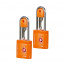 Замок с ключами Samsonite CO1*039 Travel Accessories Key Lock TSA X2 CO1-96039 96 Orange - фото №1