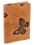 Обложка для паспорта с бабочками Wanlima 0940049А2 из натуральной кожи 0940049А2 Коричневый - фото №1