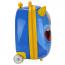 Детский чемодан Bouncie LG-14MT-B01 Cappe Upright 37 см Monster Blue LG-14MT-B01 Blue Blue Monster - фото №3